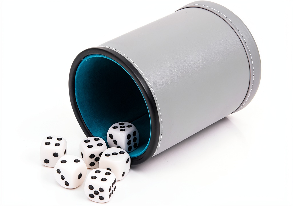 AdnesUSA dice cup on a gaming table